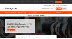 Desktop Screenshot of foretagarna.se